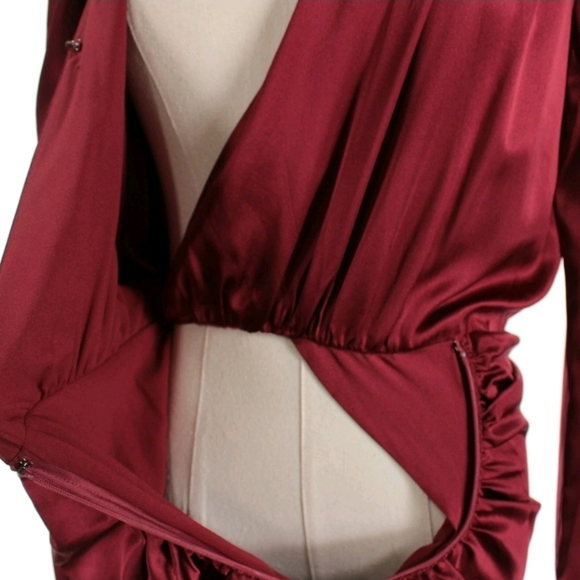 Veronica Beard Cameri Dress In Cabernet Size 6 - Picture 8 of 13